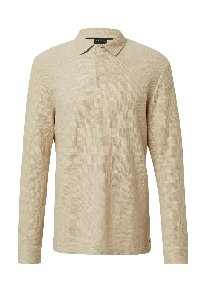 s.Oliver BLACK LABEL - Polo-Shirt beige - Gr. - S von s.Oliver BLACK LABEL