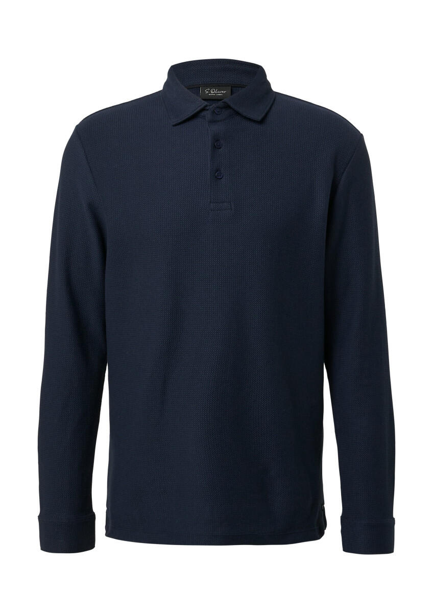 s.Oliver BLACK LABEL - Polo-Shirt blau - Gr. - XXL von s.Oliver BLACK LABEL