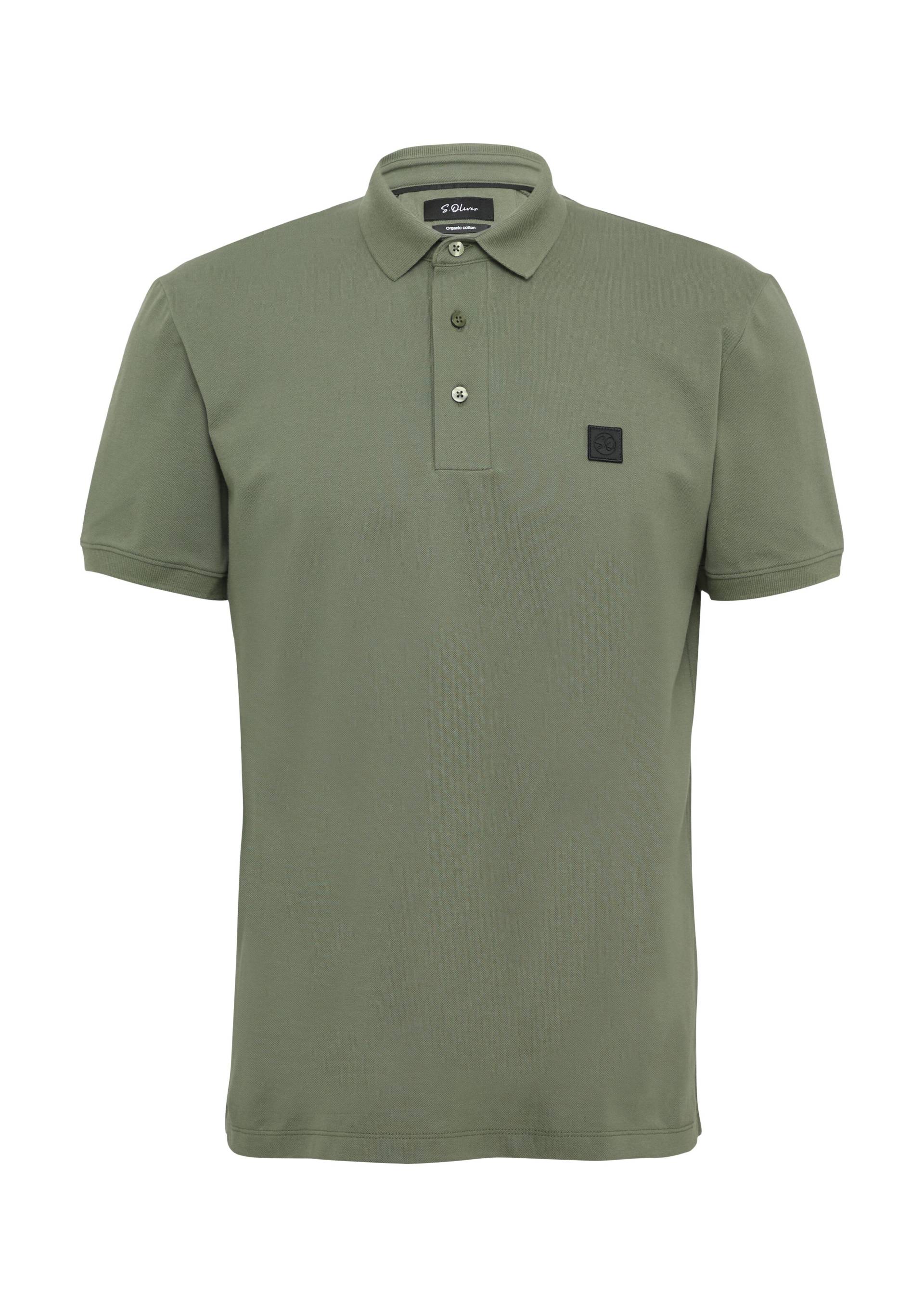 s.Oliver BLACK LABEL - Polo-Shirt olive - Gr. - L von s.Oliver BLACK LABEL