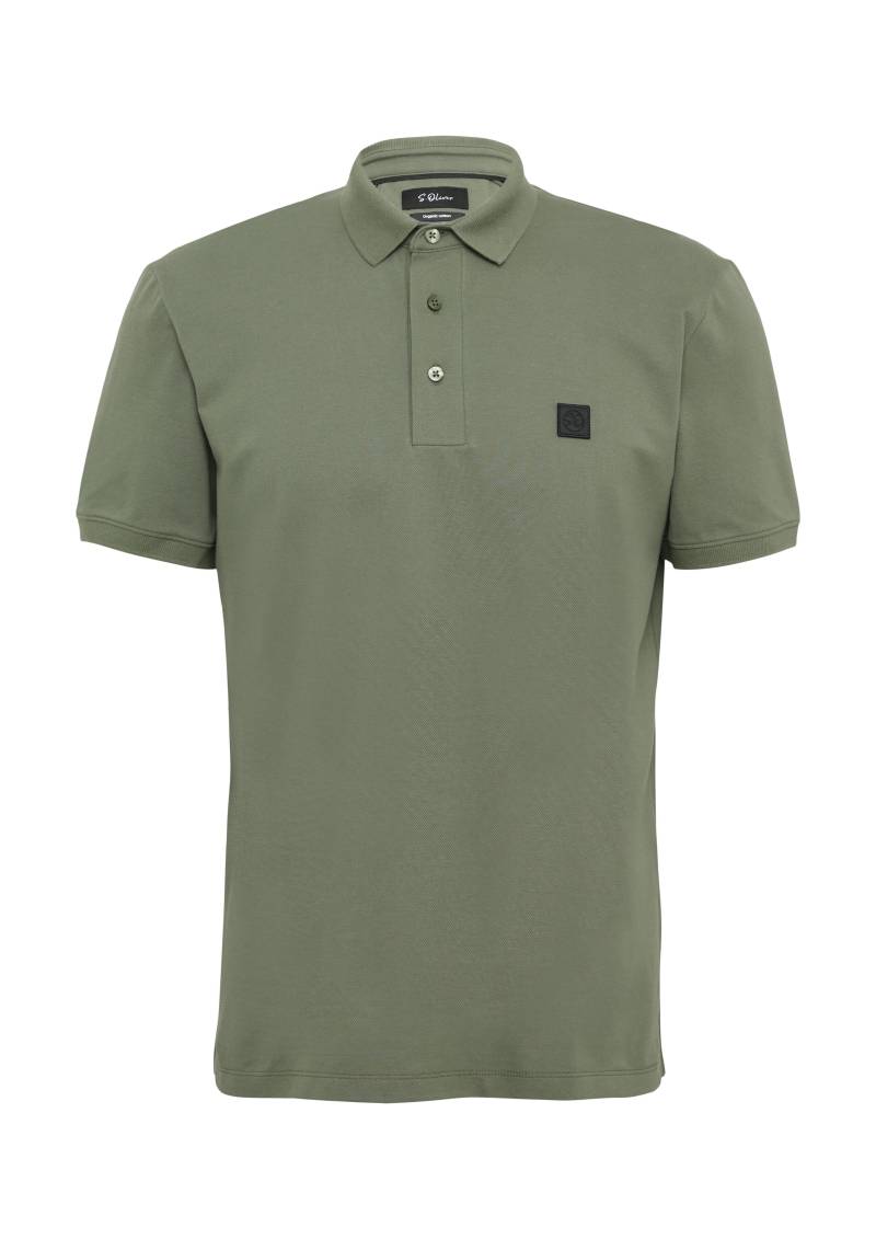 s.Oliver BLACK LABEL - Polo-Shirt olive - Gr. - L von s.Oliver BLACK LABEL