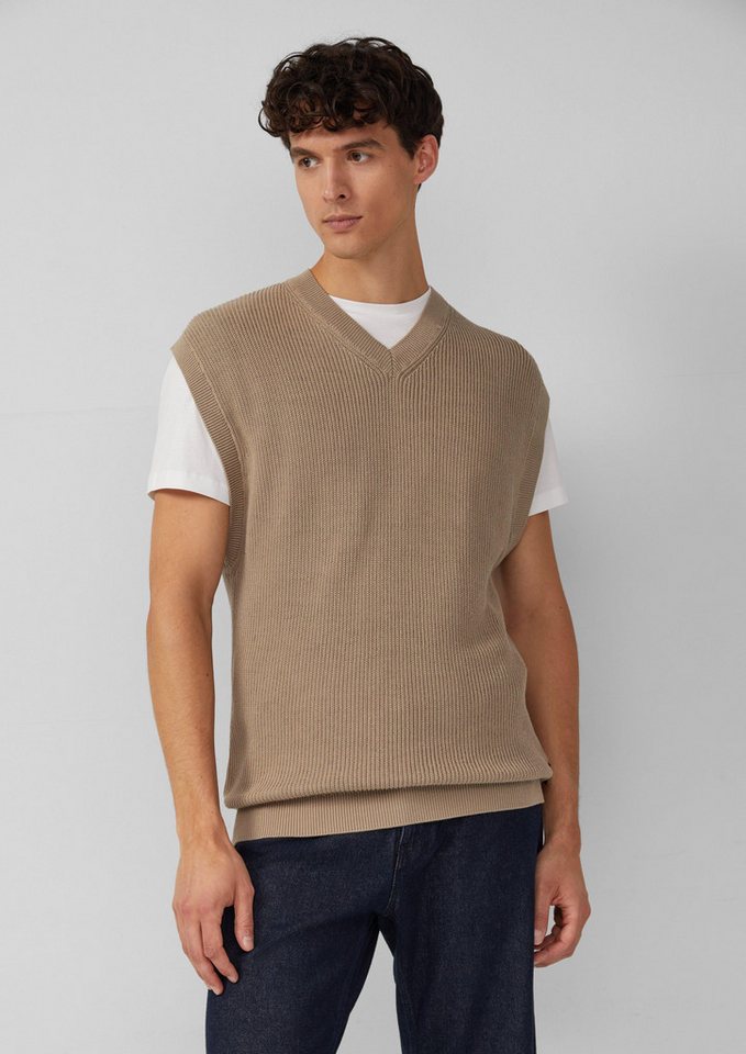 s.Oliver BLACK LABEL Pullunder Modischer Strickpullunder aus reiner Baumwolle s.Oliver BLACK LABEL Pullunder Modischer Strickpullunder aus reiner Baumwolle von s.Oliver BLACK LABEL