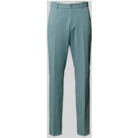 s.Oliver BLACK LABEL Regular Fit Anzughose aus Stretch-Twill in Aqua, Größe 48 von s.Oliver BLACK LABEL