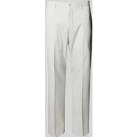 s.Oliver BLACK LABEL Regular Fit Anzughose mit Gürtelschlaufen in Hellgrau, Größe 52 von s.Oliver BLACK LABEL