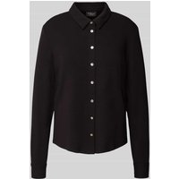 s.Oliver BLACK LABEL Regular Fit Blusenshirt aus Viskose-Mix in Black, Größe 38 von s.Oliver BLACK LABEL