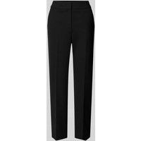 s.Oliver BLACK LABEL Regular Fit Cigarette Pants mit Viskose-Anteil Modell 'SUE' in Black, Größe 48 von s.Oliver BLACK LABEL