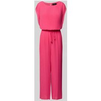 s.Oliver BLACK LABEL Regular Fit Jumpsuit mit Plissee in Pink, Größe 42 von s.Oliver BLACK LABEL