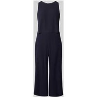 s.Oliver BLACK LABEL Regular Fit Jumpsuit mit doppellagigem Chiffon in Marine, Größe 36 von s.Oliver BLACK LABEL