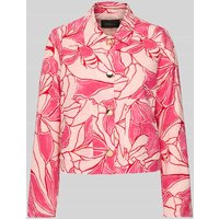 s.Oliver BLACK LABEL Regular Fit Kurzblazer aus reiner Baumwolle in Pink, Größe 42 s.Oliver BLACK LABEL Regular Fit Kurzblazer aus reiner Baumwolle in Pink, Größe 42 von s.Oliver BLACK LABEL