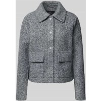 s.Oliver BLACK LABEL Regular Fit Kurzblazer in Struktur-Optik in Hellgrau, Größe 42 s.Oliver BLACK LABEL Regular Fit Kurzblazer in Struktur-Optik in Hellgrau, Größe 42 von s.Oliver BLACK LABEL