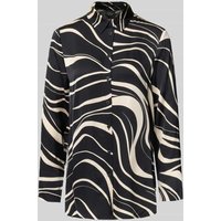 s.Oliver BLACK LABEL Regular Fit Langarmbluse aus reiner Viskose in Black, Größe 42 von s.Oliver BLACK LABEL