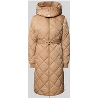s.Oliver BLACK LABEL Regular Fit Steppmantel mit Zweiwege-Reißverschluss in Cognac, Größe 42 von s.Oliver BLACK LABEL