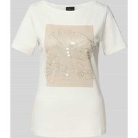 s.Oliver BLACK LABEL Regular Fit T-Shirt aus reiner Baumwolle in Offwhite, Größe 38 s.Oliver BLACK LABEL Regular Fit T-Shirt aus reiner Baumwolle in Offwhite, Größe 38 von s.Oliver BLACK LABEL