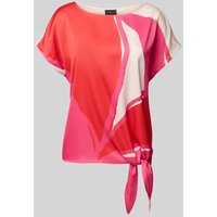 s.Oliver BLACK LABEL Regular Fit T-Shirt mit Knotendetail in Offwhite, Größe 48 s.Oliver BLACK LABEL Regular Fit T-Shirt mit Knotendetail in Offwhite, Größe 48 von s.Oliver BLACK LABEL
