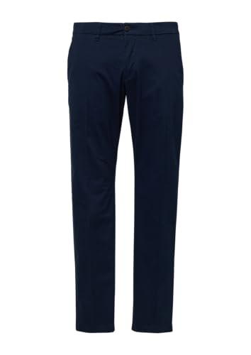 s.Oliver BLACK LABEL Regular Fit: Chinohose aus Premium-Baumwollstretch Navy 54 von s.Oliver BLACK LABEL