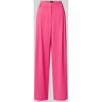 s.Oliver BLACK LABEL Relaxed Fit Anzughose aus Crêpe in Pink, Größe 42/32 von s.Oliver BLACK LABEL