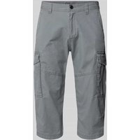 s.Oliver BLACK LABEL Relaxed Fit Bermuda aus Baumwoll-Mix Modell 'FILE' in Hellgrau, Größe 38 von s.Oliver BLACK LABEL