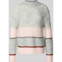 s.Oliver BLACK LABEL Relaxed Fit Strickpullover mit Woll-Anteil in Rose, Größe 40 von s.Oliver BLACK LABEL