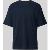 s.Oliver BLACK LABEL Relaxed Fit T-Shirt aus strukturiertem Jersey in Marine, Größe XXL s.Oliver BLACK LABEL Relaxed Fit T-Shirt aus strukturiertem Jersey in Marine, Größe XXL von s.Oliver BLACK LABEL