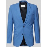 s.Oliver BLACK LABEL Sakko mit Brustleistentasche in Blau, Größe 50 von s.Oliver BLACK LABEL