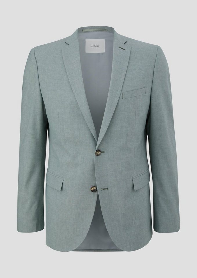 s.Oliver BLACK LABEL Sakko s.O PURE: Anzugsakko mit feiner Webstruktur von s.Oliver BLACK LABEL