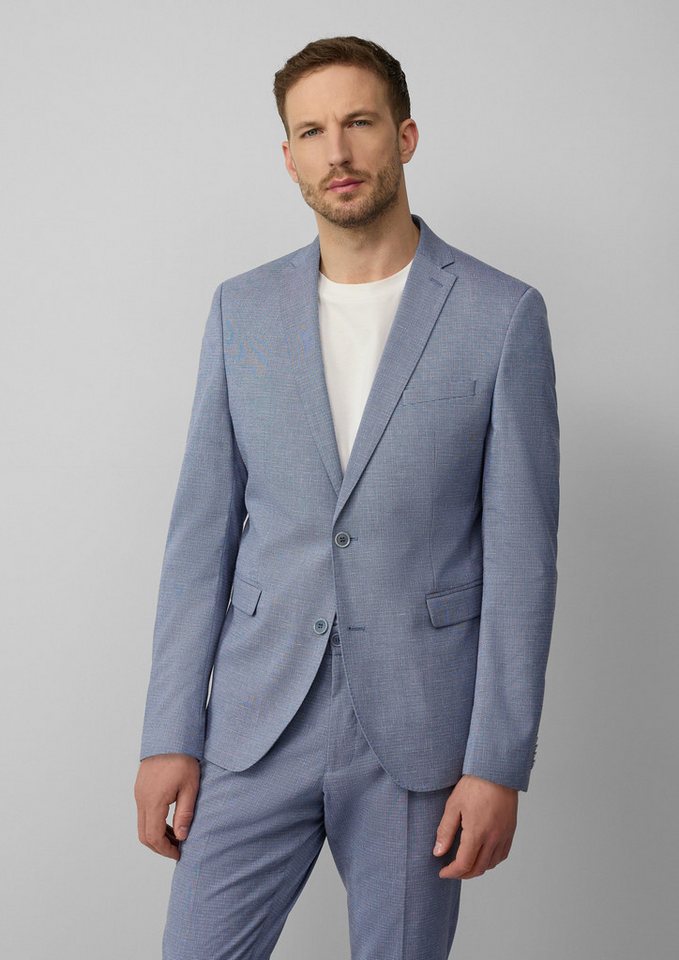 s.Oliver BLACK LABEL Sakko s.O PURE: Fein gemustertes Sakko im Slim Fit von s.Oliver BLACK LABEL