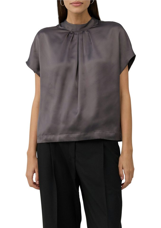 s.Oliver BLACK LABEL Satinbluse mit Falten von s.Oliver BLACK LABEL