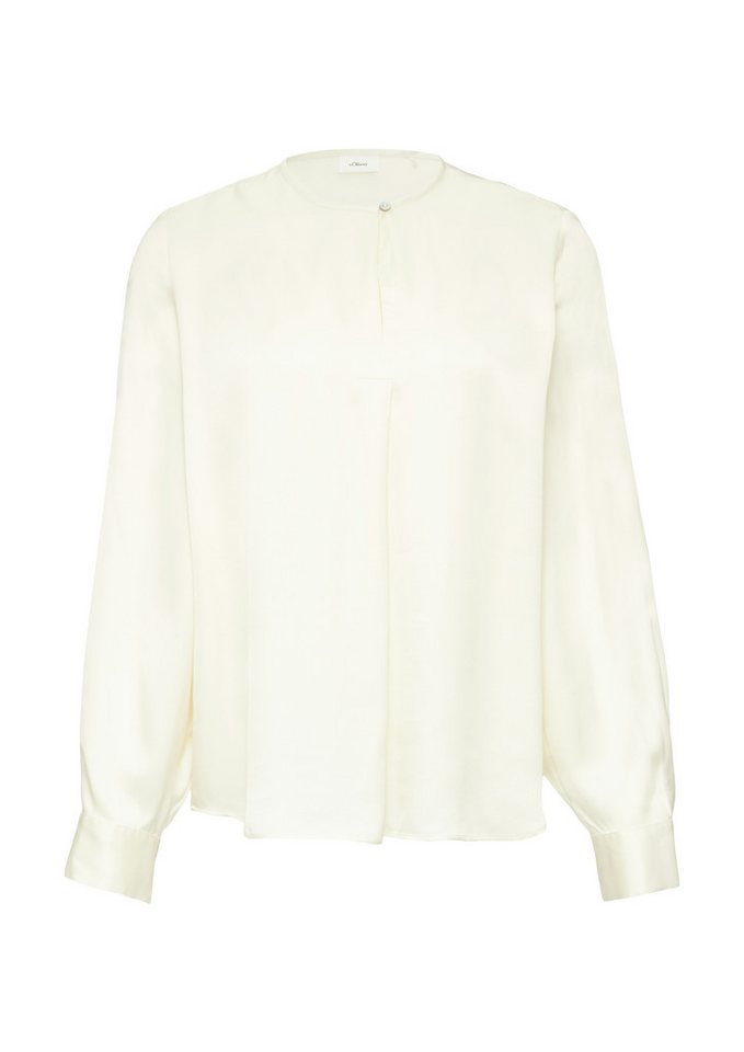 s.Oliver BLACK LABEL Satinbluse mit Manschette an Ärmel von s.Oliver BLACK LABEL