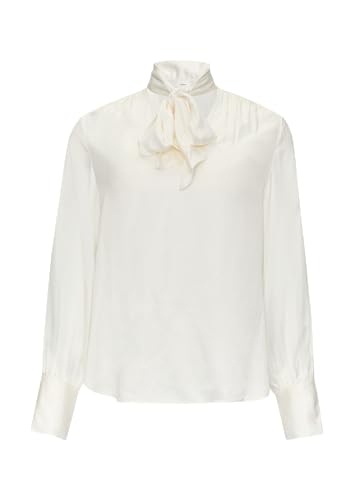 s.Oliver BLACK LABEL Satinbluse mit Schluppe Ecru 34 von s.Oliver BLACK LABEL