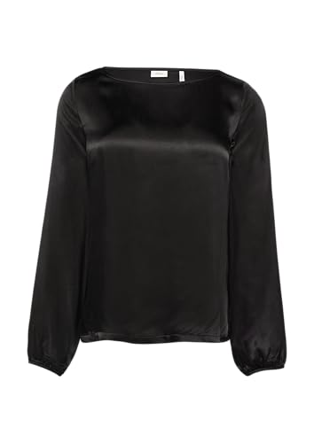 s.Oliver BLACK LABEL Satiniertes Blusenshirt aus Viskose schwarz 34 von s.Oliver BLACK LABEL