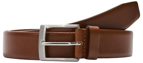 Schmaler Gürtel aus Leder zimt 105 von s.Oliver BLACK LABEL