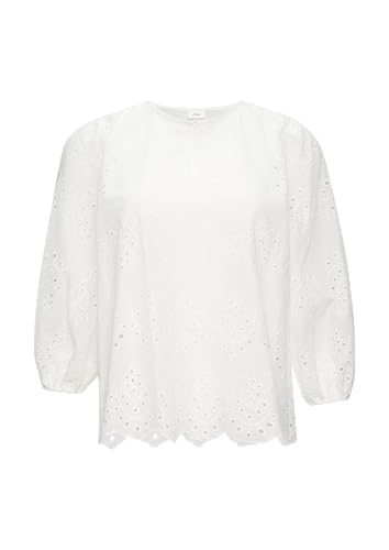 s.Oliver BLACK LABEL Semitransparente Bluse aus Broderie Anglaise weiß 36 s.Oliver BLACK LABEL Semitransparente Bluse aus Broderie Anglaise weiß 36 von s.Oliver BLACK LABEL