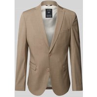 s.Oliver BLACK LABEL Shaped Fit Anzugsakko mit Viskose-Anteil Modell 'S.O PURE' in Camel, Größe 102 von s.Oliver BLACK LABEL