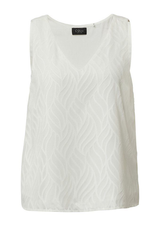 s.Oliver BLACK LABEL Shirttop - Kurzarmbluse mit modernem Schnitt für Büro und Alltag von s.Oliver BLACK LABEL