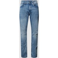 s.Oliver BLACK LABEL Slim Fit Jeans mit Stretch-Anteil Modell 'Mauro' in Hellblau, Größe 31/32 von s.Oliver BLACK LABEL
