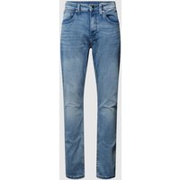 s.Oliver BLACK LABEL Slim Fit Jeans mit Stretch-Anteil Modell 'Mauro' in Hellblau, Größe 32/32 von s.Oliver BLACK LABEL