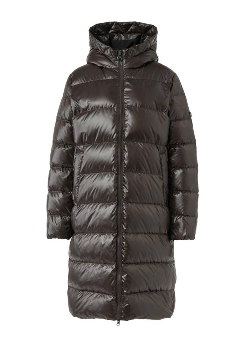 s.Oliver BLACK LABEL - Steppmantel mit recycelter Daune braun - Gr. - 36 von s.Oliver BLACK LABEL