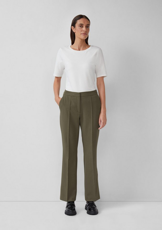 s.Oliver BLACK LABEL Stoffhose Flared Leg-Hose mit hohem Bund s.Oliver BLACK LABEL Stoffhose Flared Leg-Hose mit hohem Bund von s.Oliver BLACK LABEL