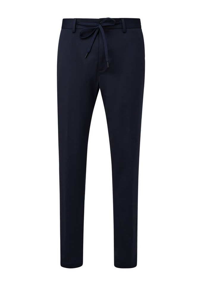 s.Oliver BLACK LABEL Stoffhose Slim-Fit Anzughose aus Stretch-Jersey - Gerade von s.Oliver BLACK LABEL