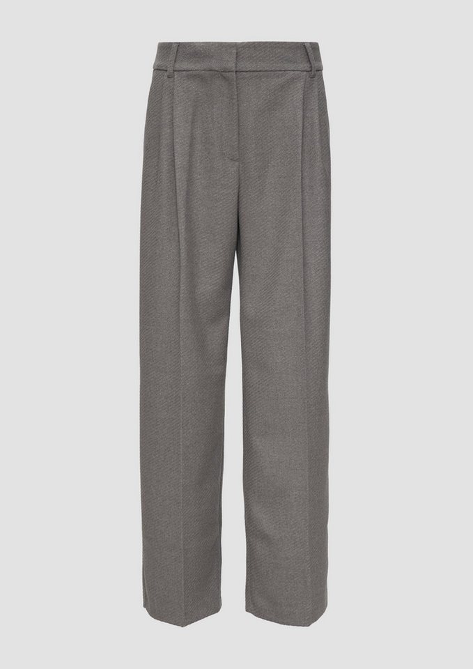 s.Oliver BLACK LABEL Stoffhose Wide-Leg-Hose mit Extra-High-Rise von s.Oliver BLACK LABEL