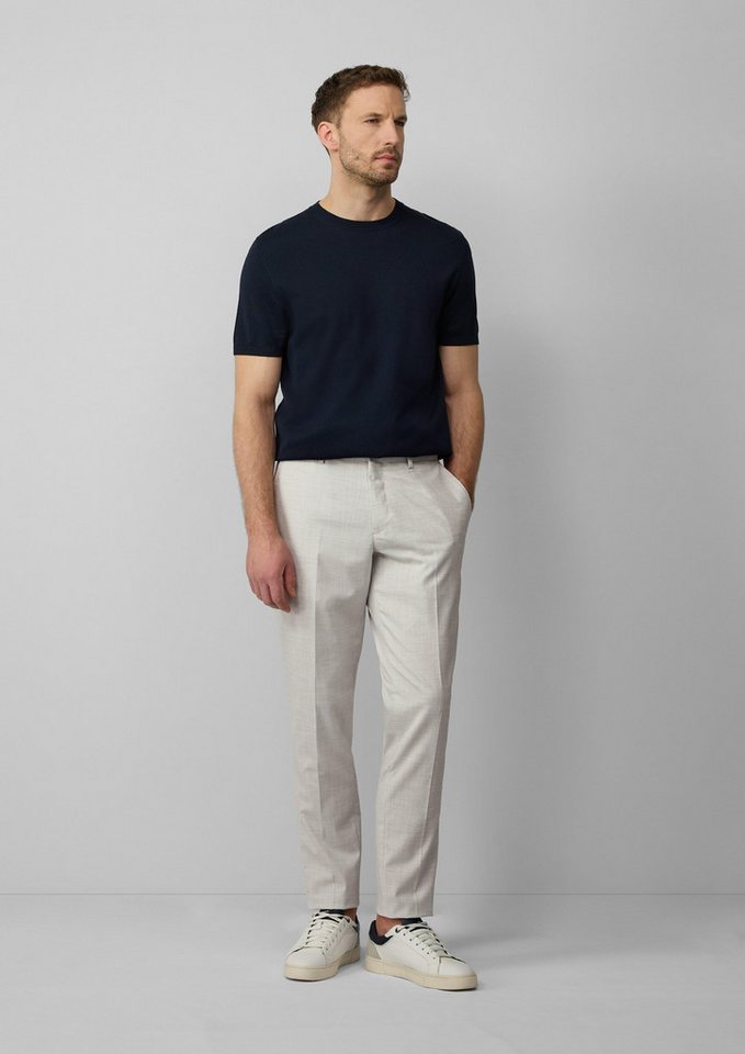 s.Oliver BLACK LABEL Stoffhose s.O PURE: Anzughose aus kariertem Stretch-Gewebe von s.Oliver BLACK LABEL
