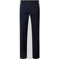 s.Oliver BLACK LABEL Straight Leg Anzughose mit Viskose-Anteil in Dunkelblau, Größe 42 von s.Oliver BLACK LABEL