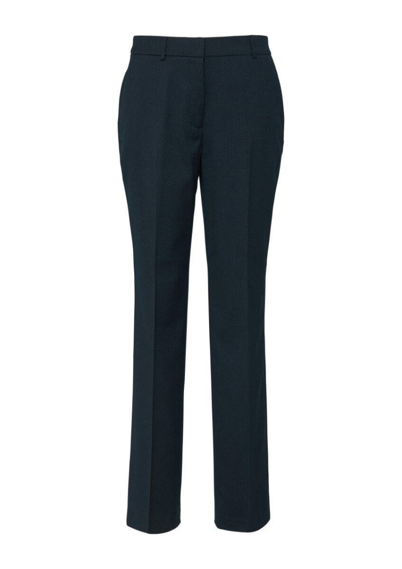 s.Oliver BLACK LABEL - Straight-Leg-Hose aus Viskosemix blau - Gr. - 38/REG von s.Oliver BLACK LABEL