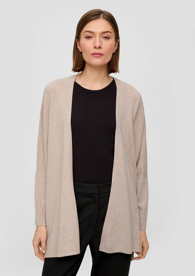 s.Oliver BLACK LABEL Strickjacke Offene Strickjacke im Loose Fit von s.Oliver BLACK LABEL