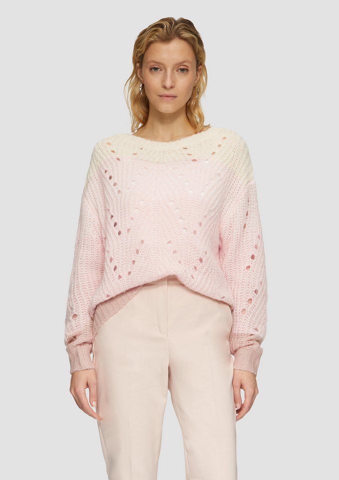 s.Oliver BLACK LABEL Strickpullover Alpakamix-Strickpullover mit Farbverlauf von s.Oliver BLACK LABEL