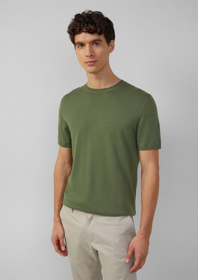 s.Oliver BLACK LABEL Strickpullover Feingestricktes T-Shirt aus Baumwoll-Modalmix von s.Oliver BLACK LABEL