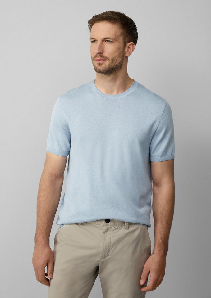 s.Oliver BLACK LABEL Strickpullover Feingestricktes T-Shirt aus Baumwoll-Modalmix von s.Oliver BLACK LABEL