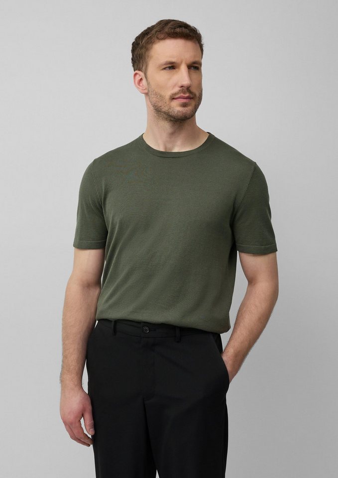 s.Oliver BLACK LABEL Strickpullover Gestricktes T-Shirt aus Baumwoll-Seidenmix von s.Oliver BLACK LABEL