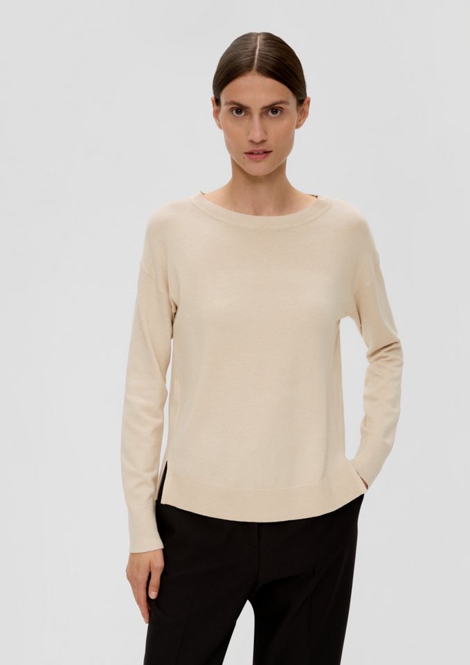 s.Oliver BLACK LABEL Strickpullover Leichter Pullover aus Viskosemix von s.Oliver BLACK LABEL