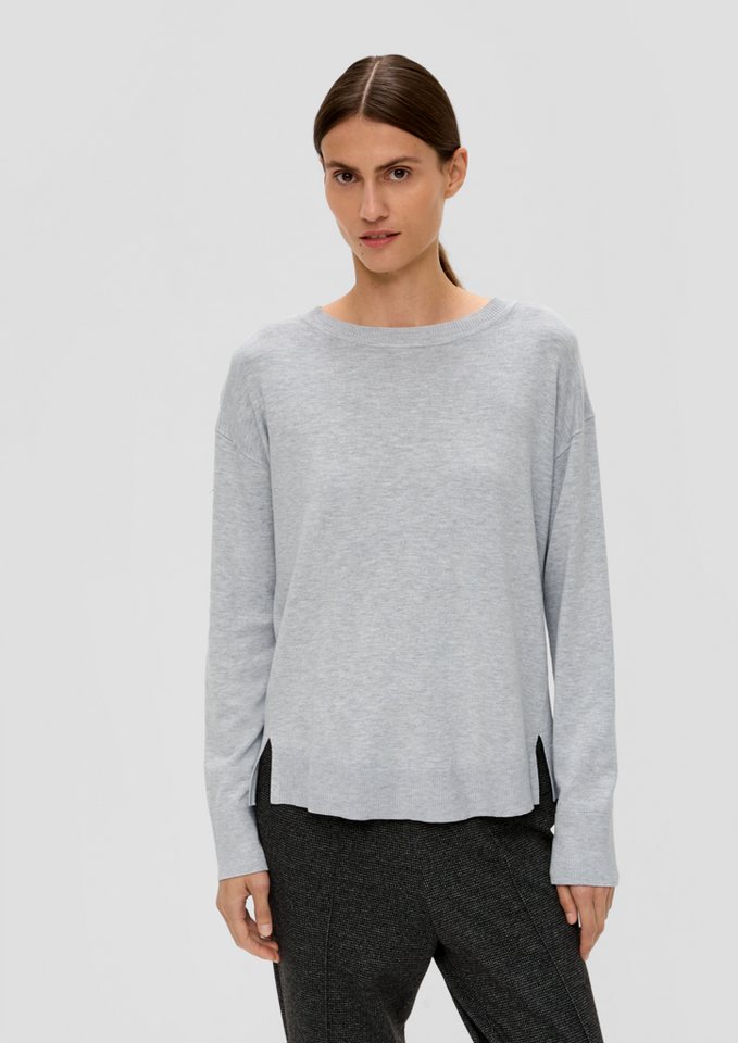 s.Oliver BLACK LABEL Strickpullover Leichter Pullover aus Viskosemix von s.Oliver BLACK LABEL
