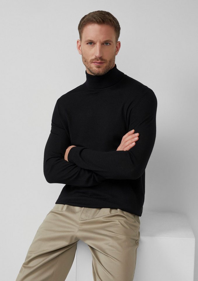 s.Oliver BLACK LABEL Strickpullover Rollkragen-Pullover aus Merinowolle s.Oliver BLACK LABEL Strickpullover Rollkragen-Pullover aus Merinowolle von s.Oliver BLACK LABEL